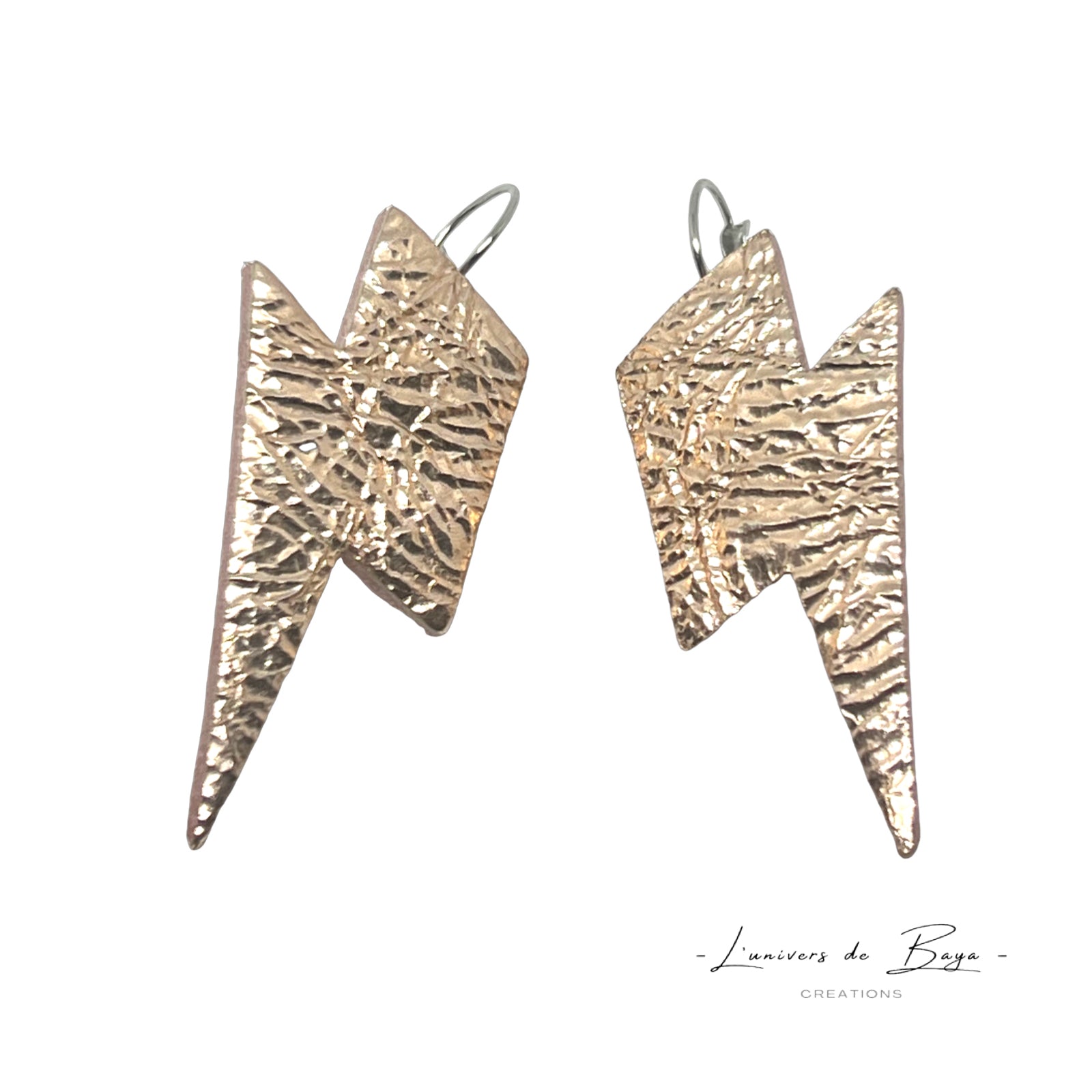 Boucles d’oreilles « coup de foudre»
