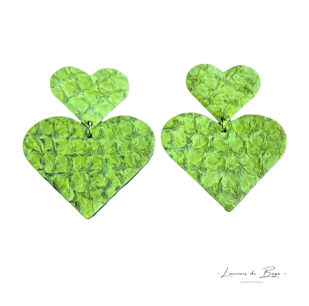 Boucles d’oreilles « j’ai un gros cœur »