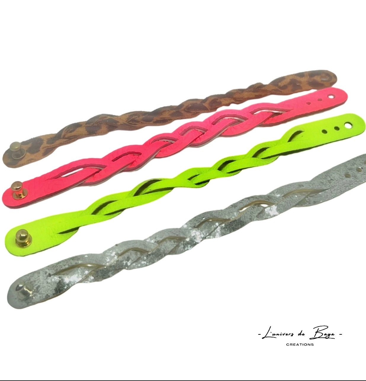 Bracelet Tresse en cuir