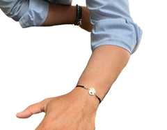 Bracelet avec 1 médaille personnalisée