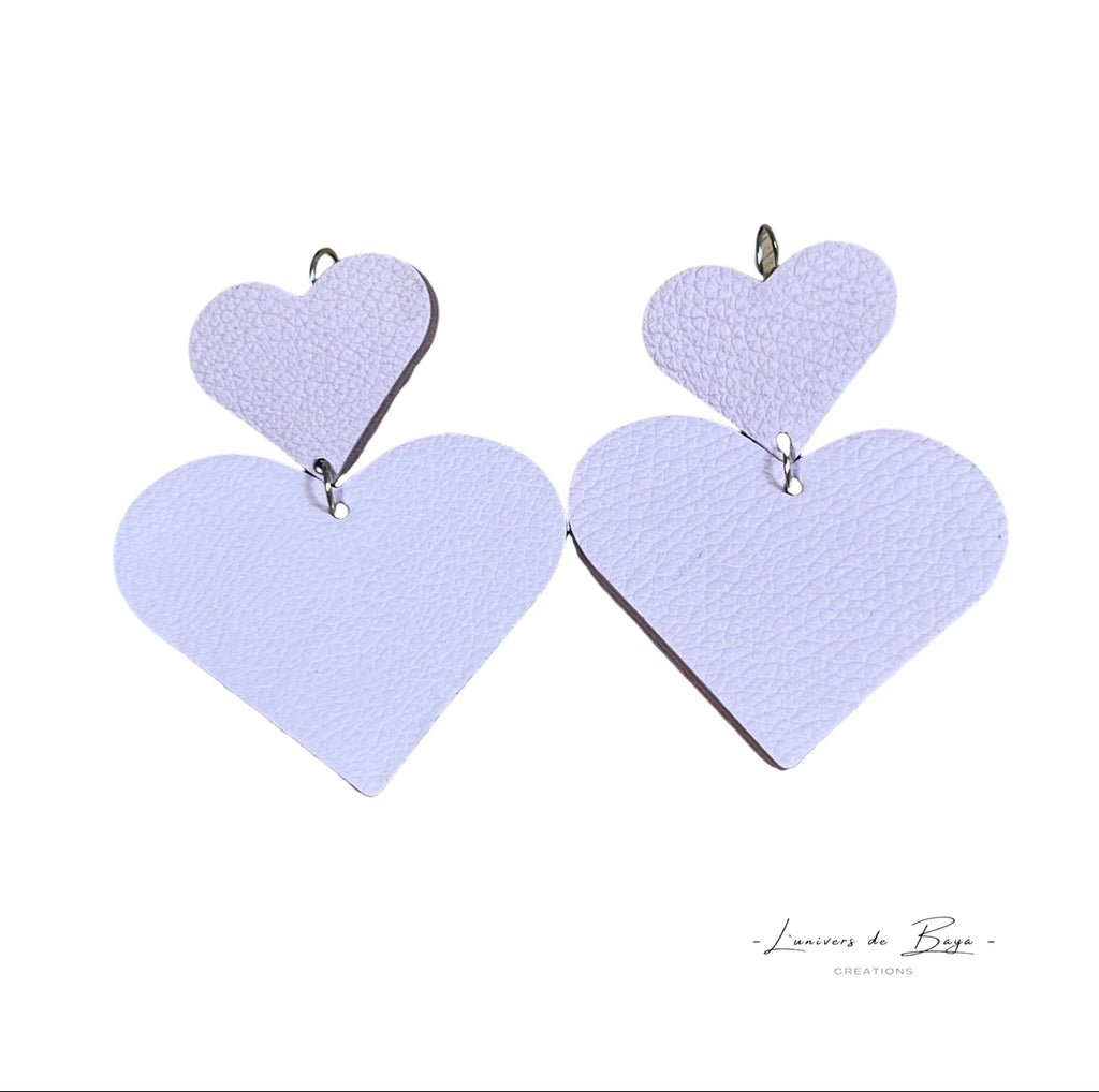 Boucles d’oreilles « j’ai un gros cœur »