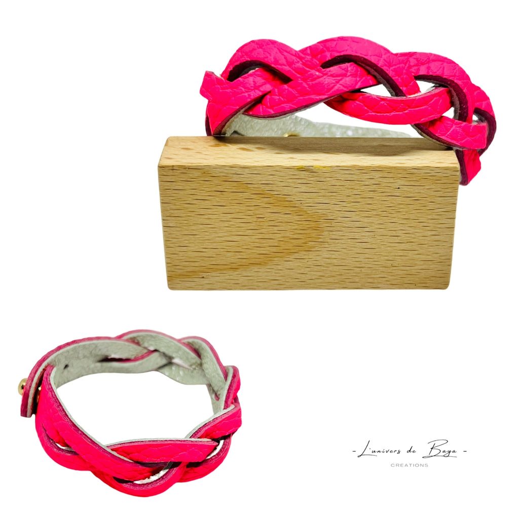Bracelet Tresse en cuir
