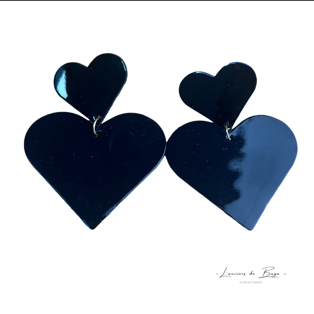 Boucles d’oreilles « j’ai un gros cœur »