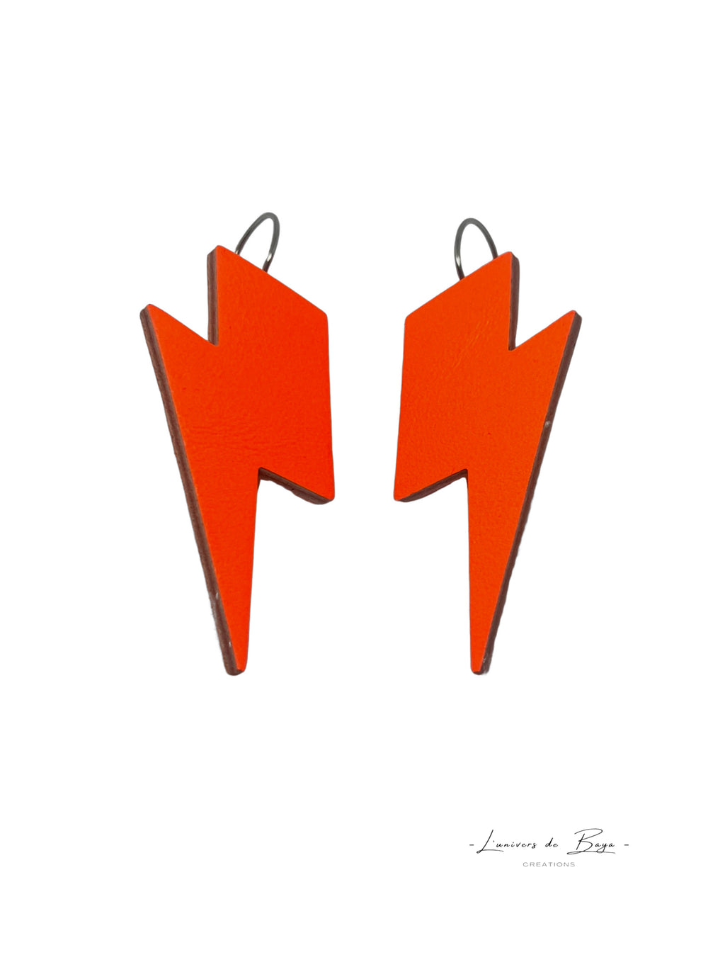 Boucles d’oreilles « coup de foudre»