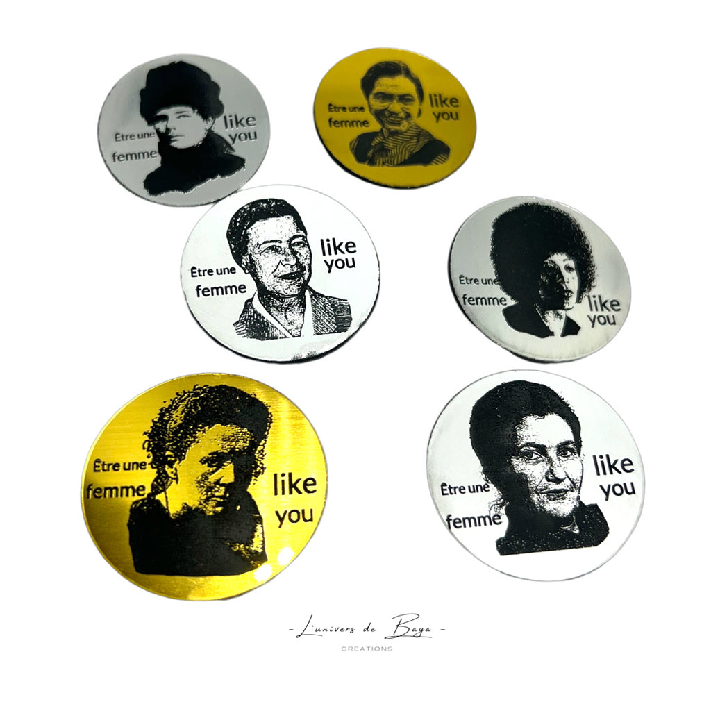 Broche « femme like you »