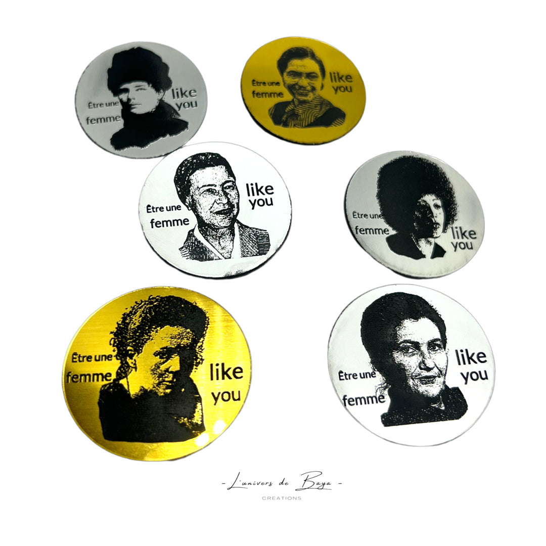 Broche « femme like you »