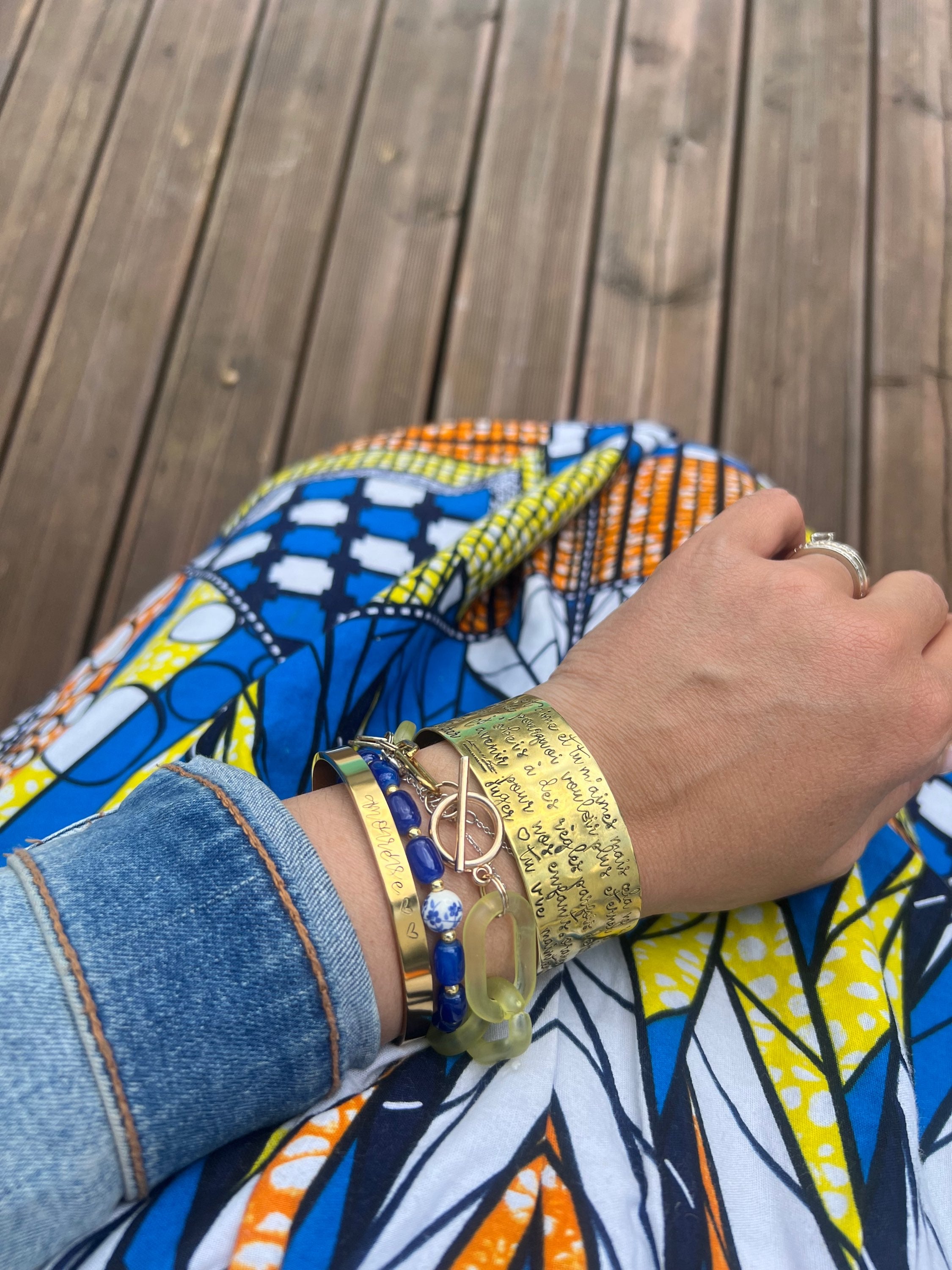 Bracelet « ma lettre d’amour »