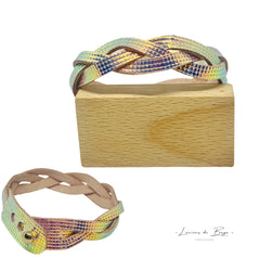 Bracelet Tresse en cuir