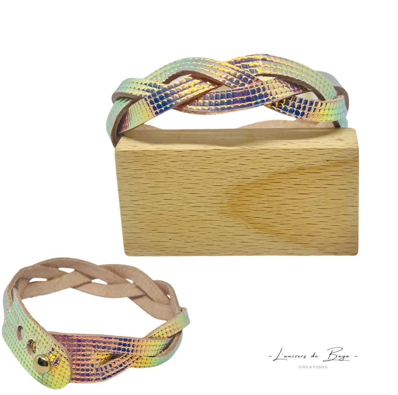 Bracelet Tresse en cuir