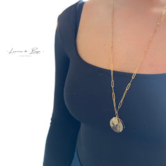 Sautoir avec médaille personalisable