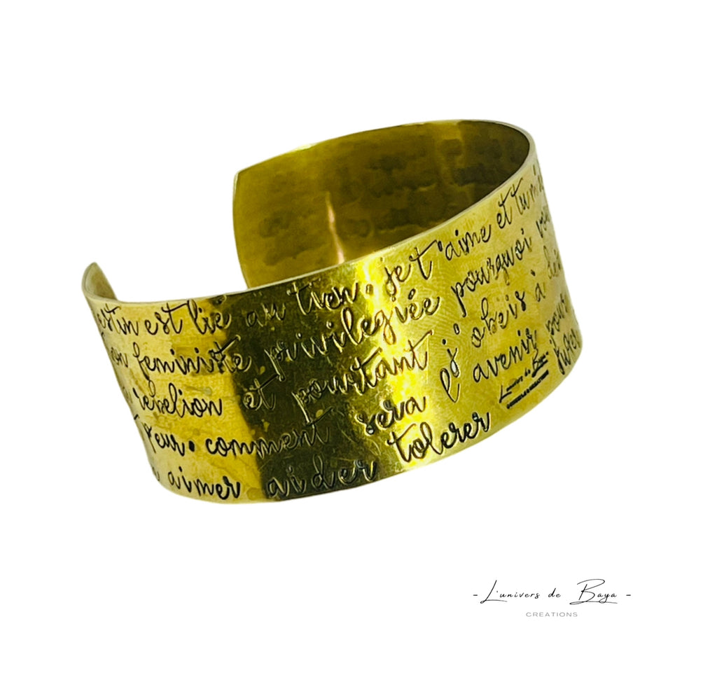 Bracelet « ma lettre d’amour »