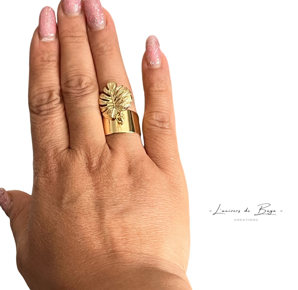 Bague feuille
