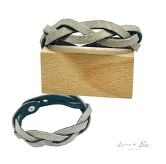 Bracelet Tresse en cuir