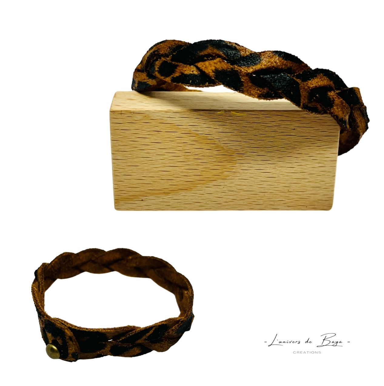 Bracelet Tresse en cuir
