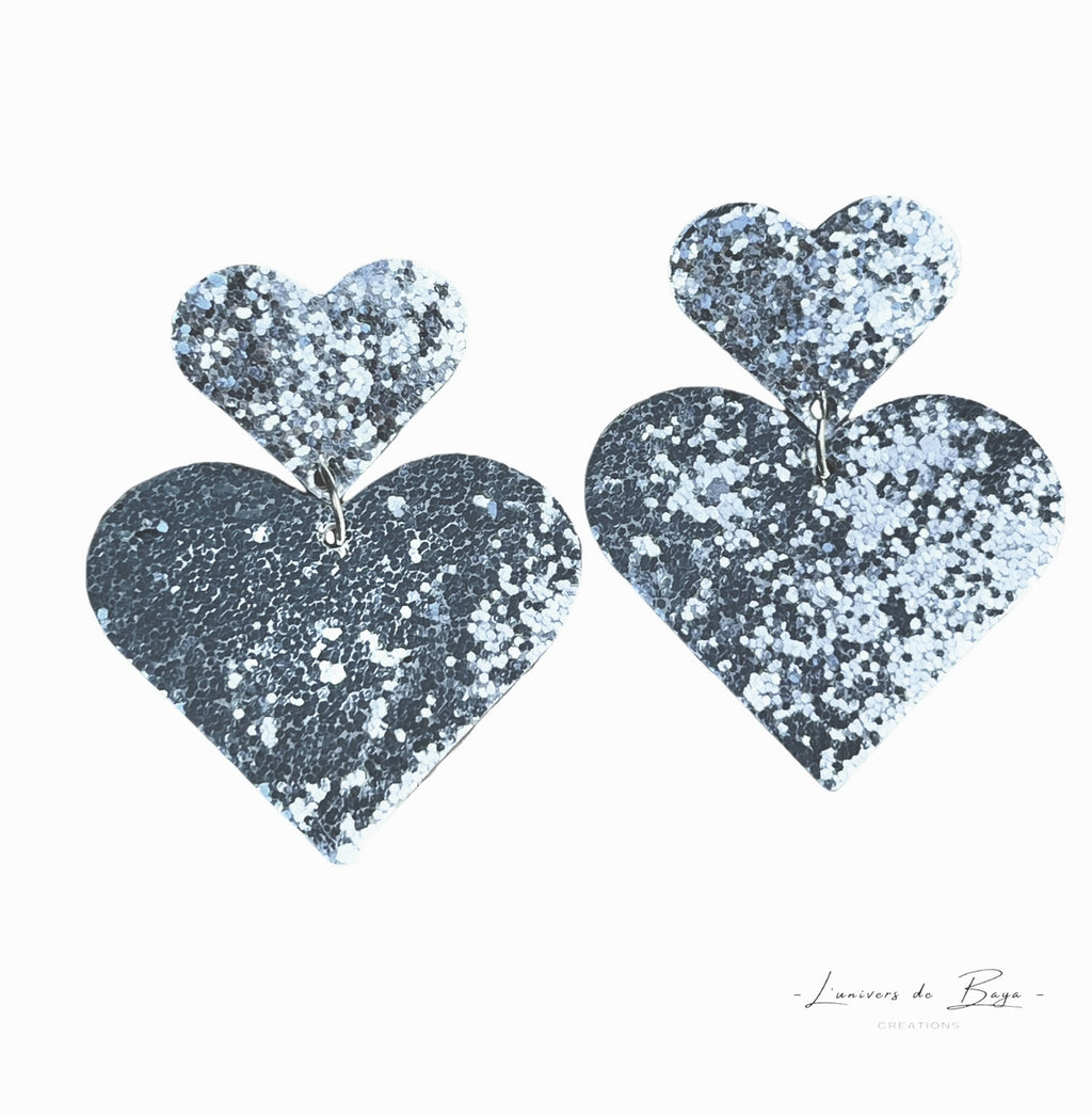 Boucles d’oreilles « j’ai un gros cœur »