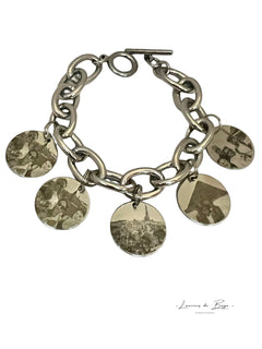 Bracelet  Personnalisable 5 médailles