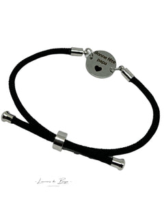 Bracelet avec 1 médaille personnalisée