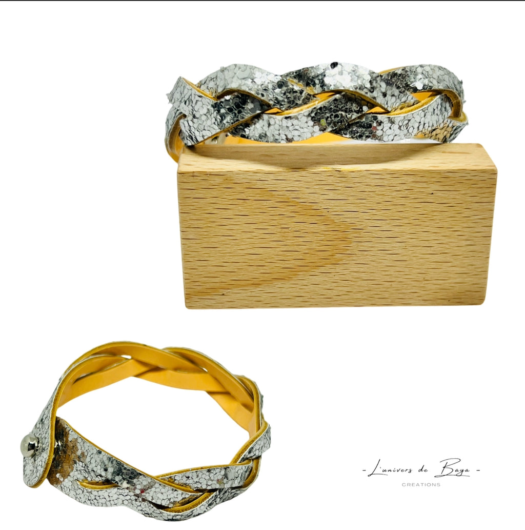 Bracelet Tresse en cuir