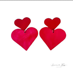 Boucles d’oreilles « j’ai un gros cœur »
