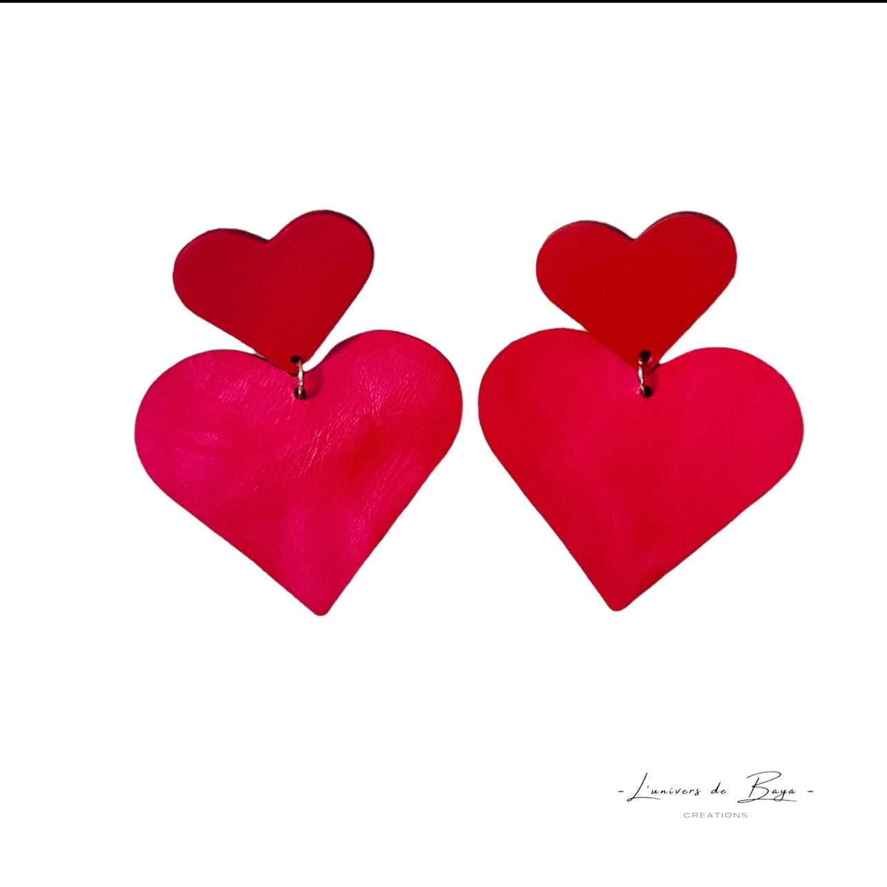 Boucles d’oreilles « j’ai un gros cœur »