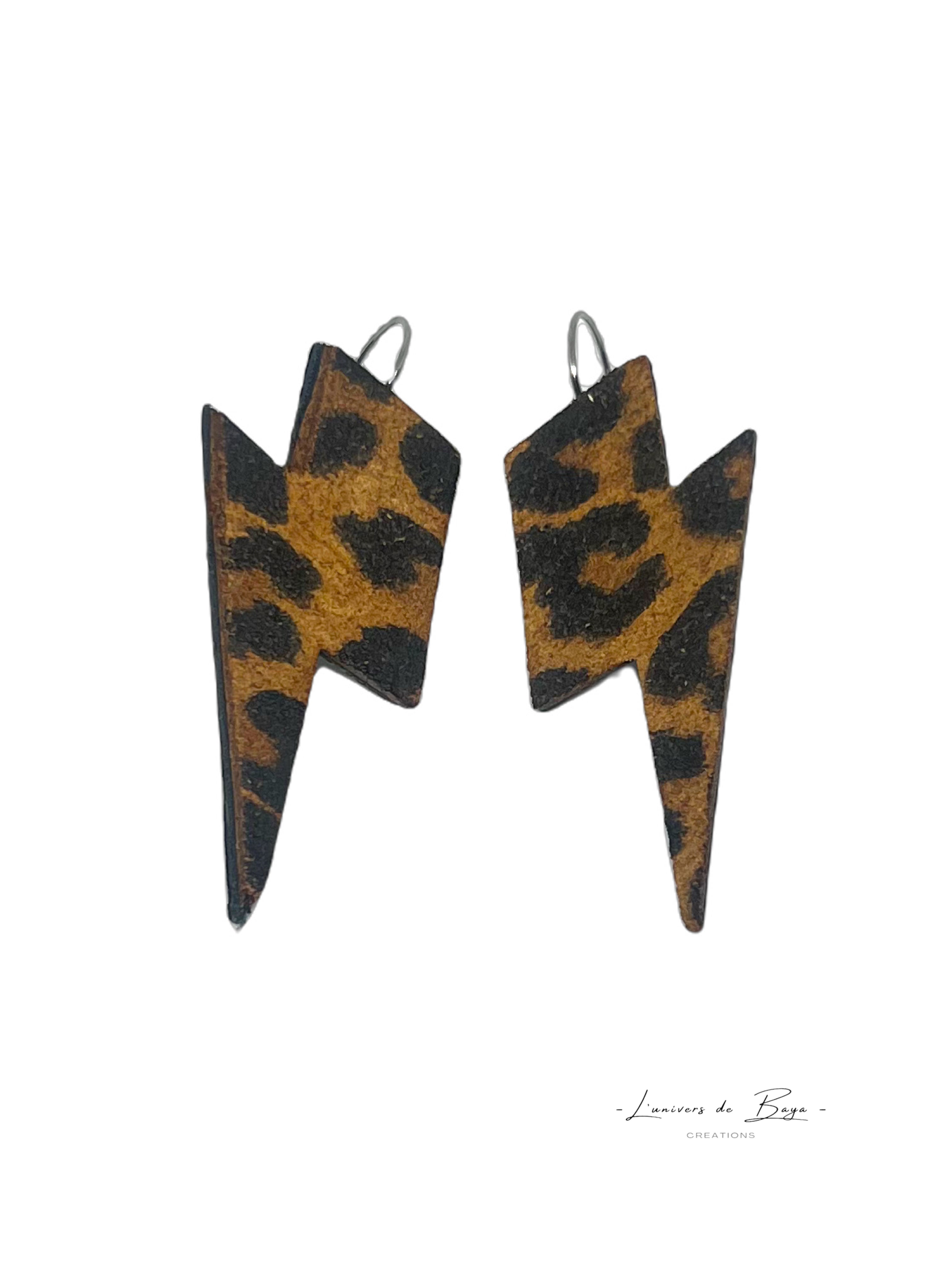 Boucles d’oreilles « coup de foudre»