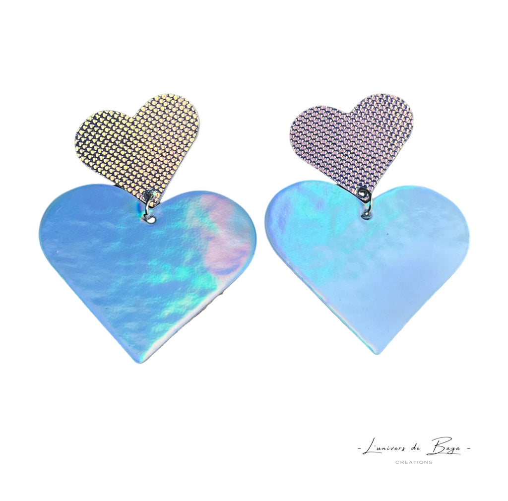 Boucles d’oreilles « j’ai un gros cœur »