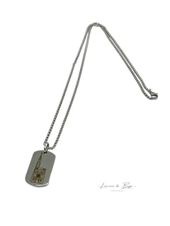 Chaine homme avec médaille personalisable