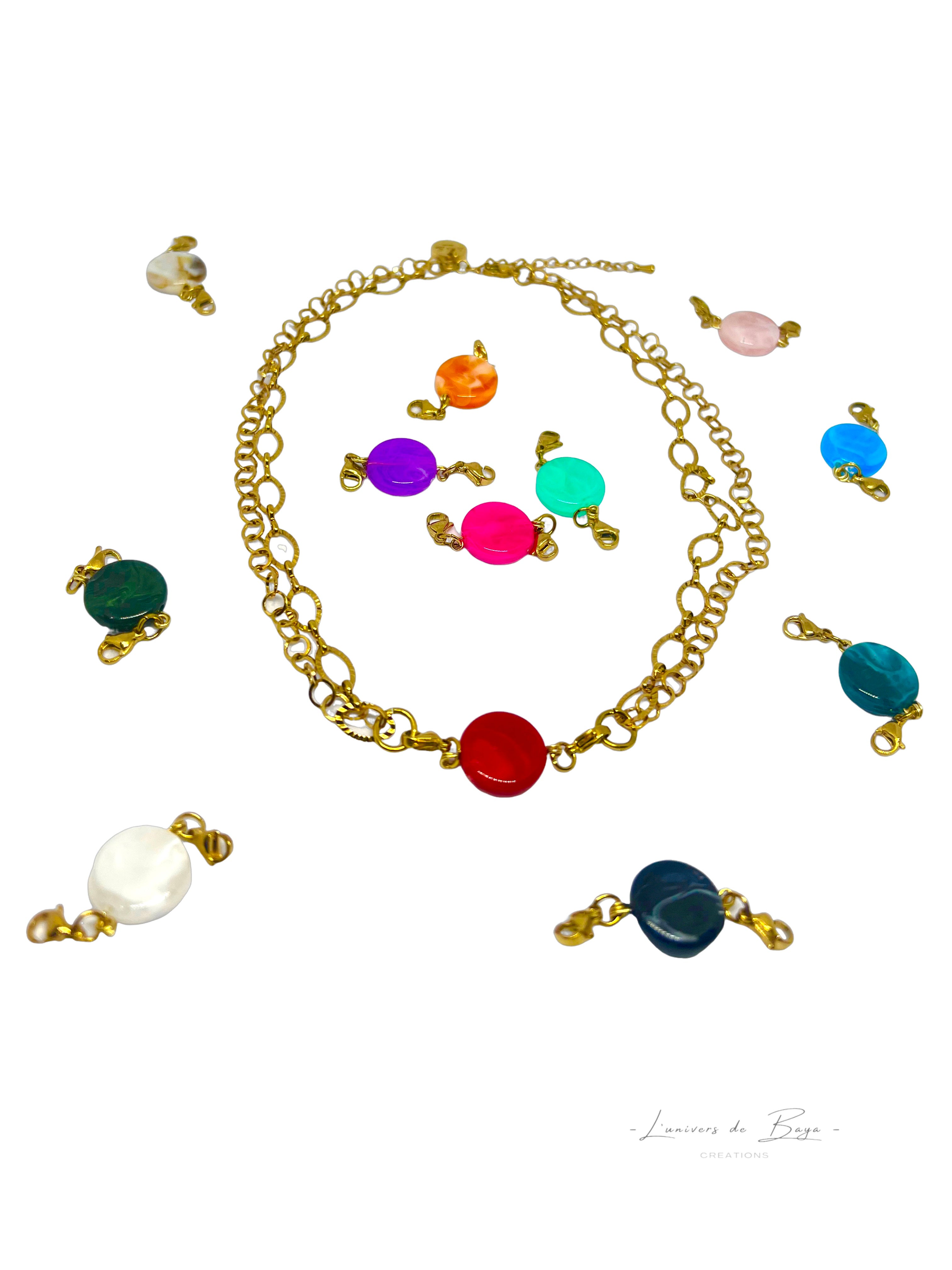 Collier « caméléon »