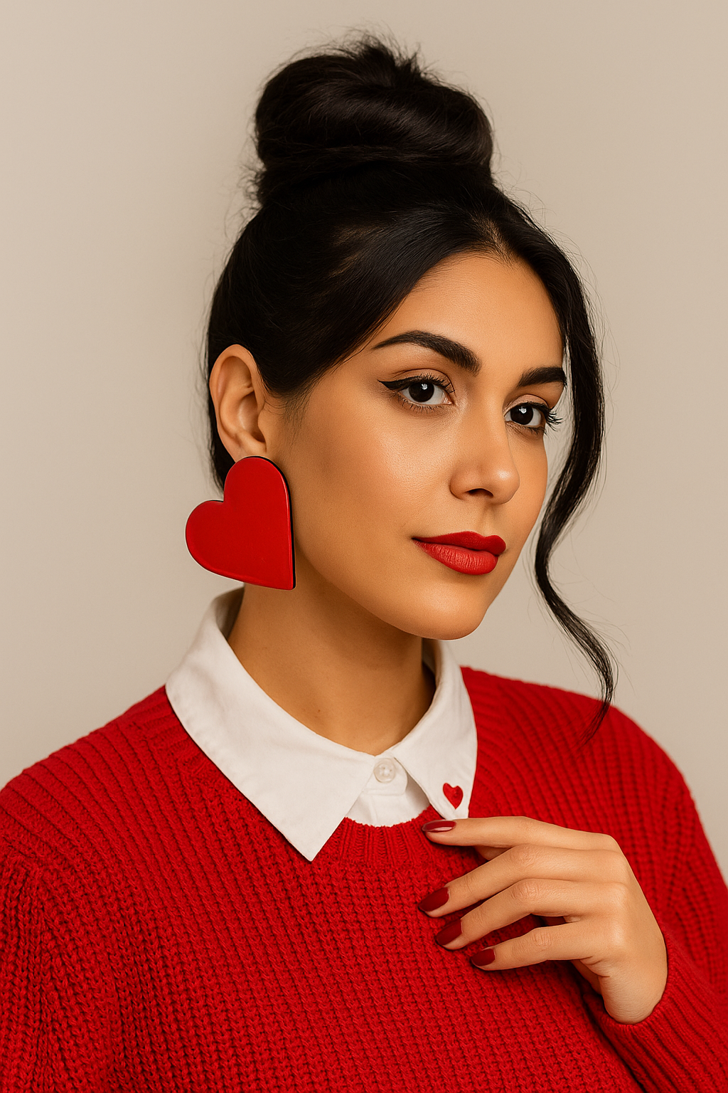 Boucles d’oreilles « mon gros cœur»